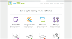 Desktop Screenshot of beherebethere.com